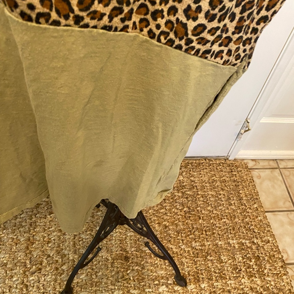 Umgee Boho Animal Print Leopard Print Color Block… - image 6